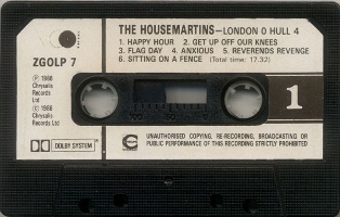 THE HOUSEMARTINS - London 0 Hull 4 (casete A)